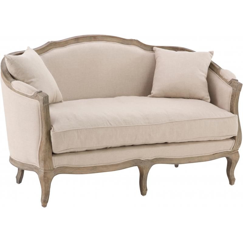 Sofa Chenonceau Biscuit Hetre Antic - TIMELESS SOFA Sofa Chenonceau Biscuit Hetre Antic - TIMELESS SOFA