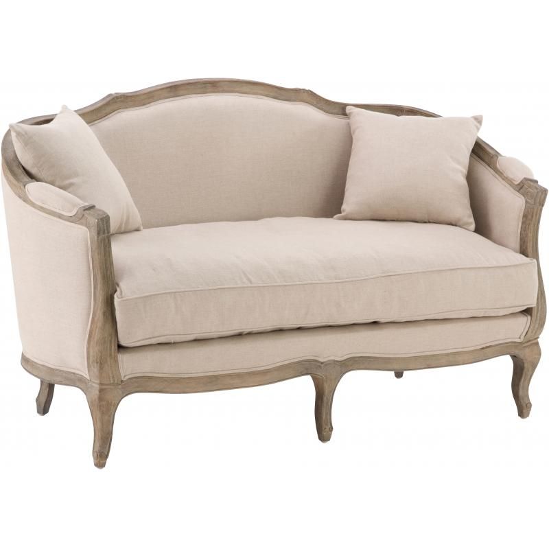 Sofa Chenonceau Biscuit Hetre Antic  - TIMELESS SOFA