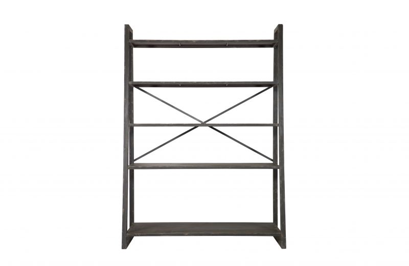 BLACK METAL RACK - CABINETS, SHELVES