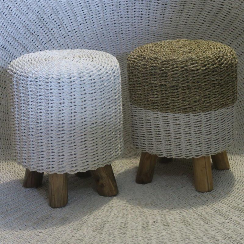 MAMA POUF SEAGRASS    - CHAIRS, STOOLS