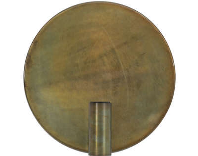 WALL LAMP DISC BRONZE   - WALL LAMPS