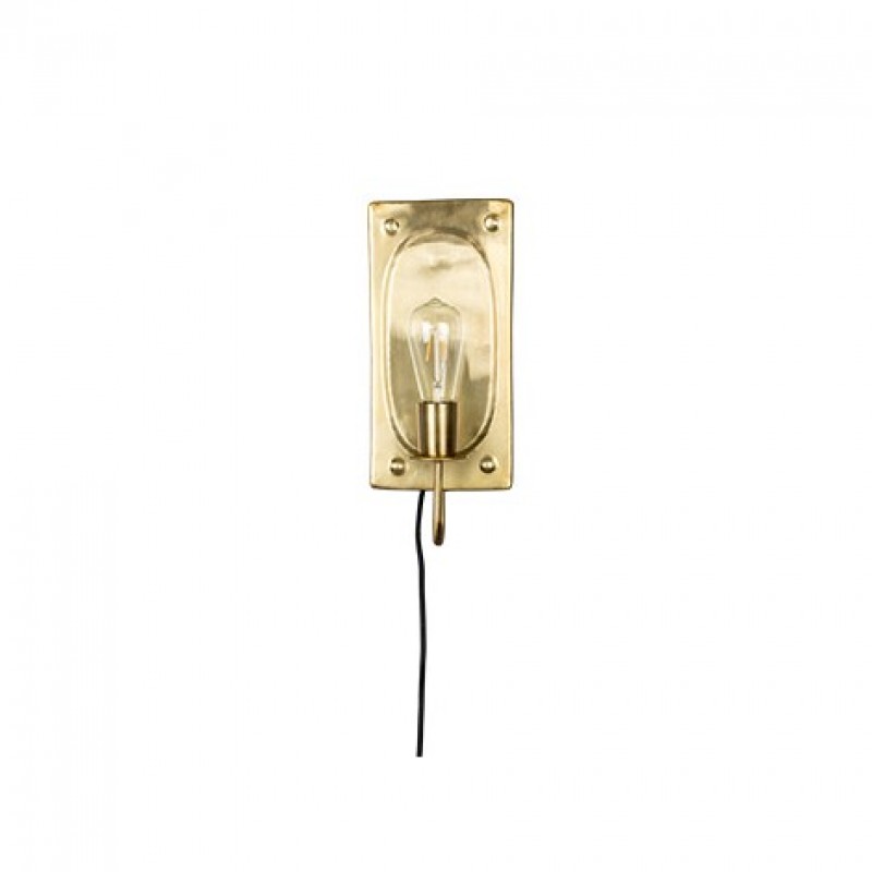 WALL LAMP BRASS PANEL 40   - WALL LAMPS