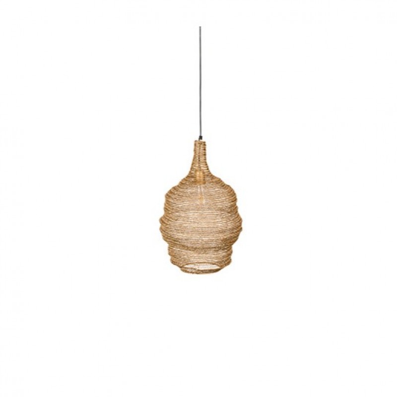 WIRE HANGING LAMP BRASS 70      - HANGING LAMPS