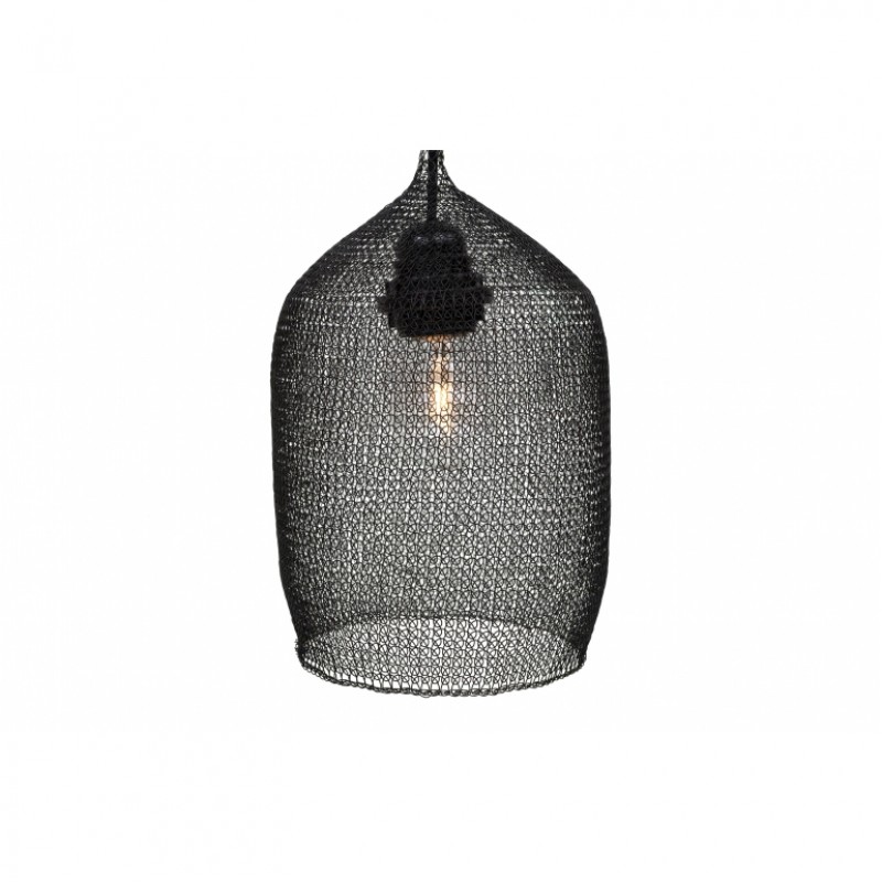 Lamp Shade Wire Black Hanging Lamps, Black Wire Mesh Light Shade