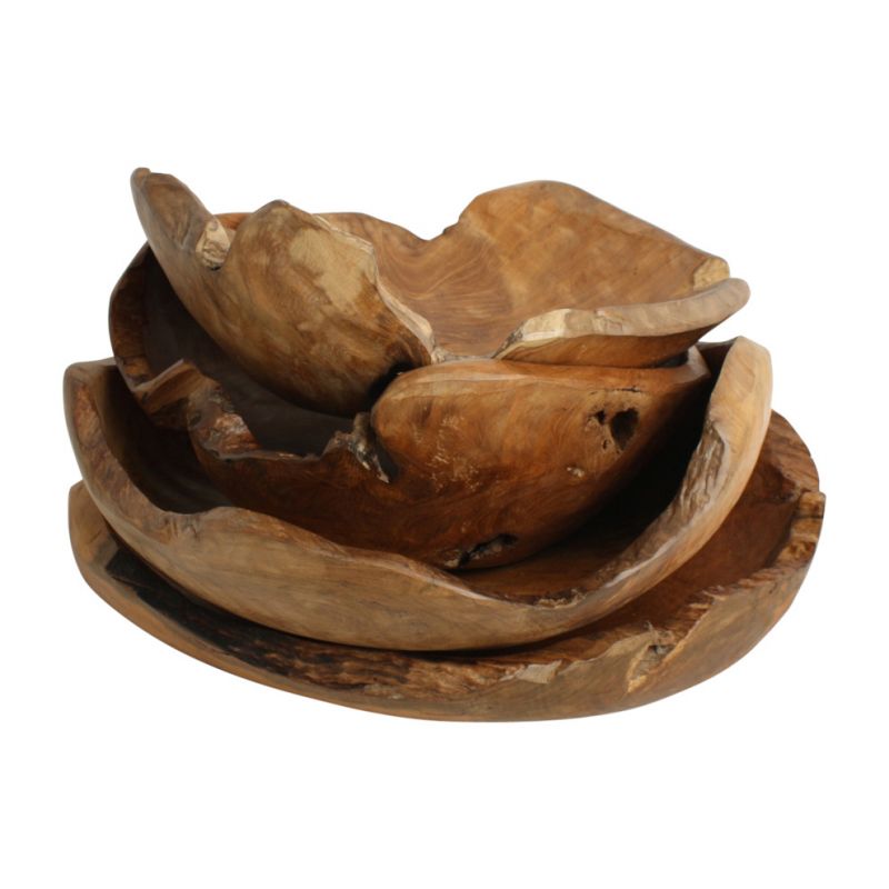 TEAK RUSTIC BOWL XL 60