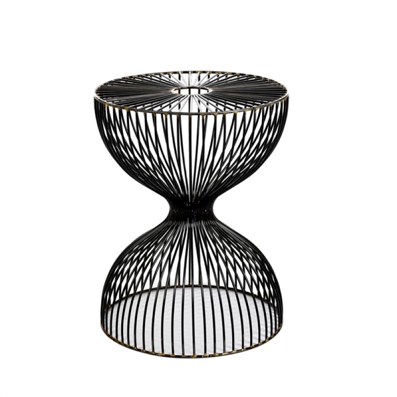 WIRE STOOL DARK BROZE 45 - CHAIRS, STOOLS