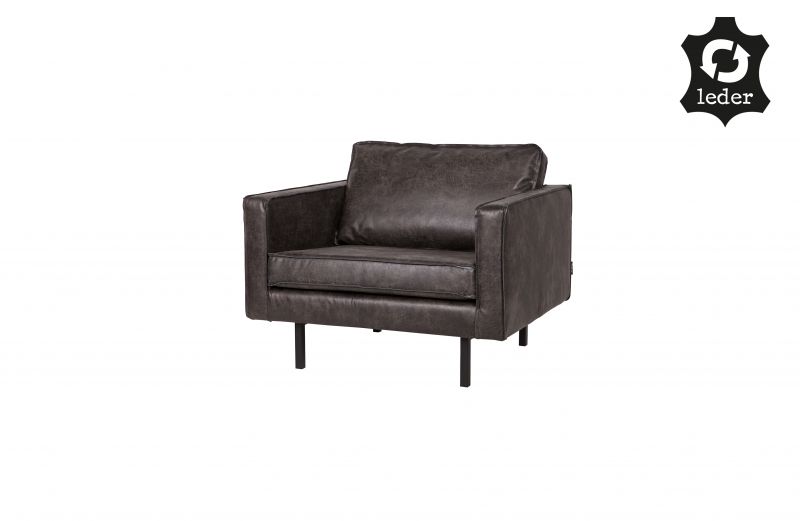 BERLIN SOFA RECYCLE LEATHER COGNAC 277 - CONTEMPORARY SOFA