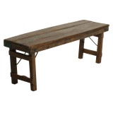 GOA MARKET FOLDING BENCH BROWN   - BENCHES