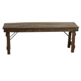 GOA MARKET FOLDING BENCH BROWN   - BENCHES