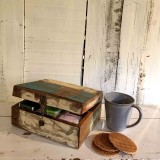 SCRAPWOOD TEA BOX       - DECOR ITEMS