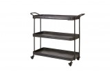 TEA TROLLEY METAL BLACK - CAFE, SIDE TABLES