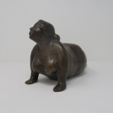 BRONZE LYING YOGA LADY