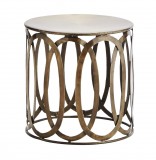 GOA BRASS COFFEE TABLE     - CAFE, SIDETABLES
