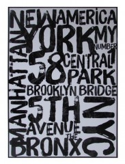 NEW YORK CANVAS PHOTO FRAME 