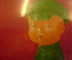 GREEN HAT BOY - PAINTINGS